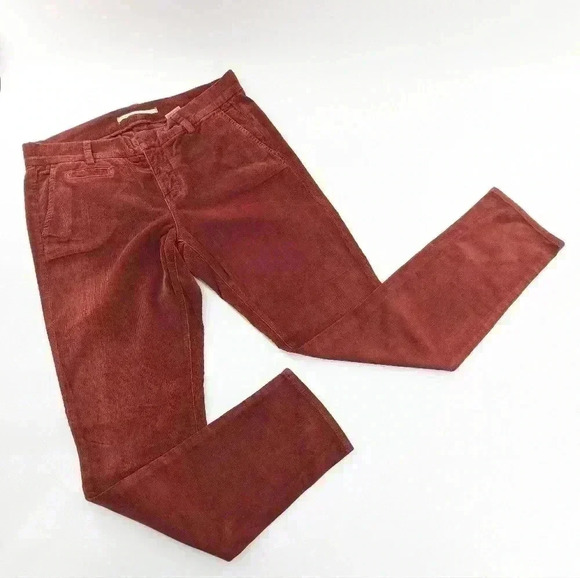 Vince burgundy corduroy women's pants size 29 straight leg (Read description) - Picture 1 of 14